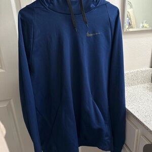 Nike Deep Blue Men Pullover Hoodie